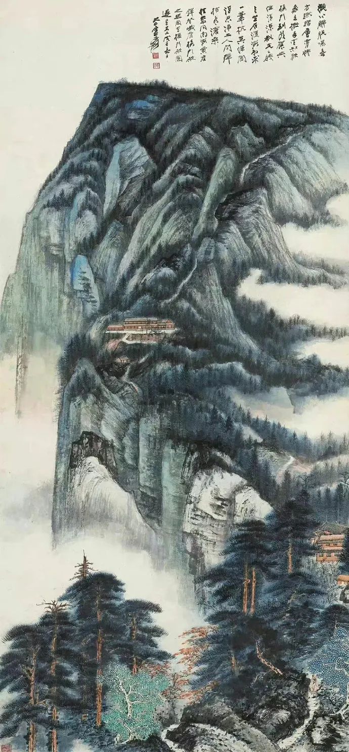 张大千其人。