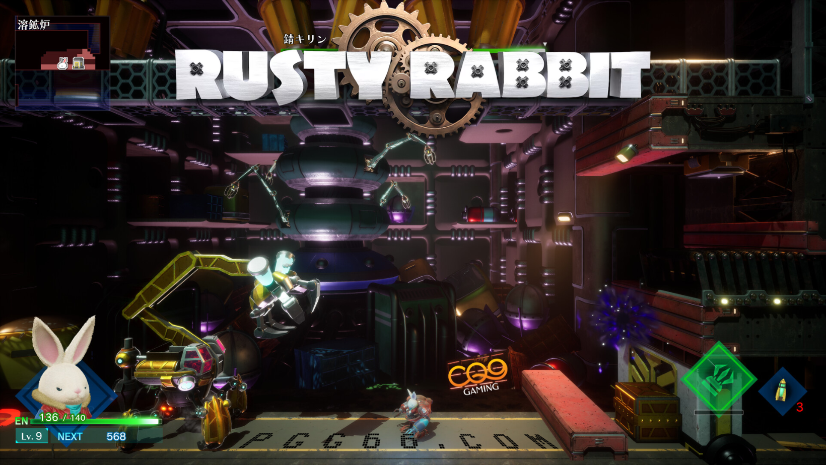网易新作《Rusty Rabbit》虚渊玄打造CQ9全新兔子冒险游戏