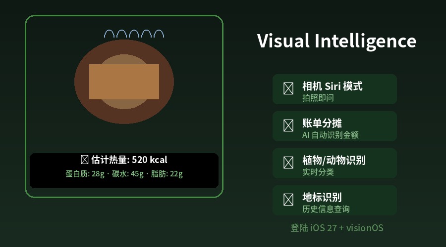 Visual Intelligence 视觉智能